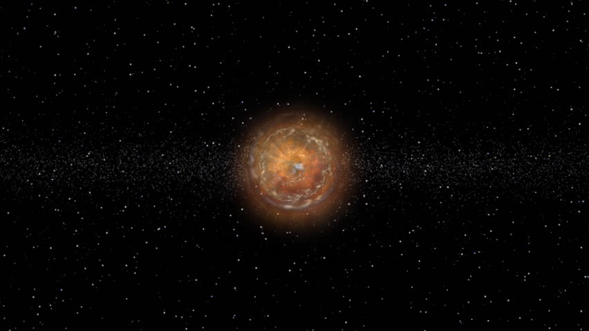 Creation of the sun in space created using Maya and After Effects.