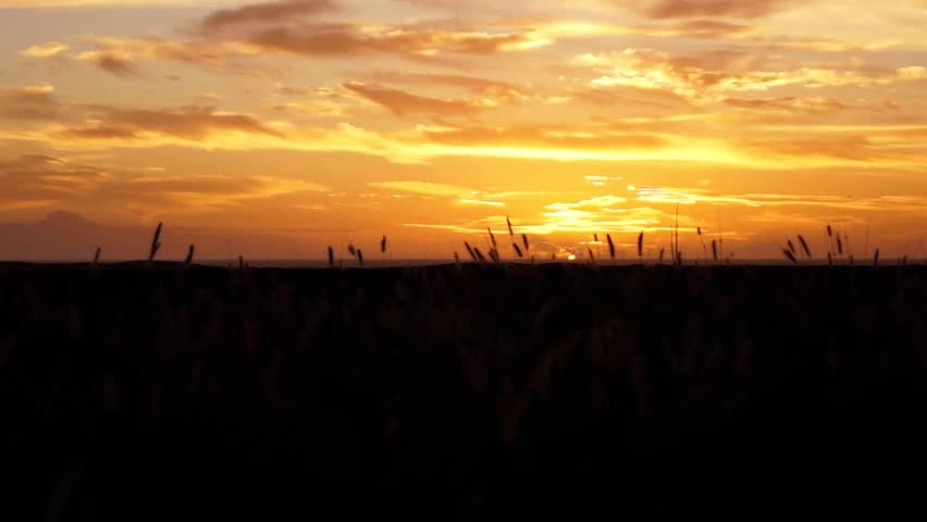 Sunset at the coast of Marocco