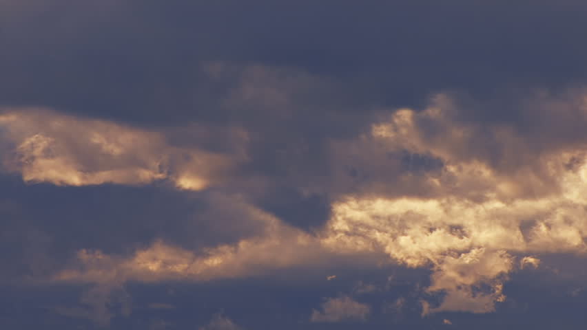 Glowing Tendrils Cloudy Sunset