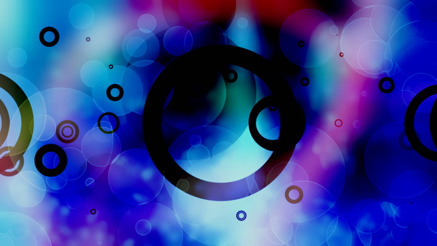 looping abstract blue with flashes of red motion design background