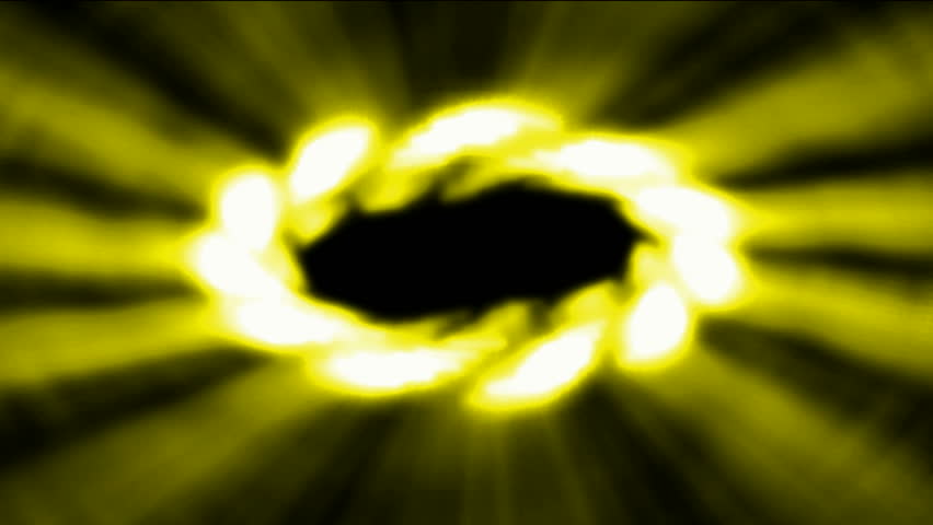 swirl tunnel hole and nimbus launch yellow rays light,tech energy and stargate in universe.