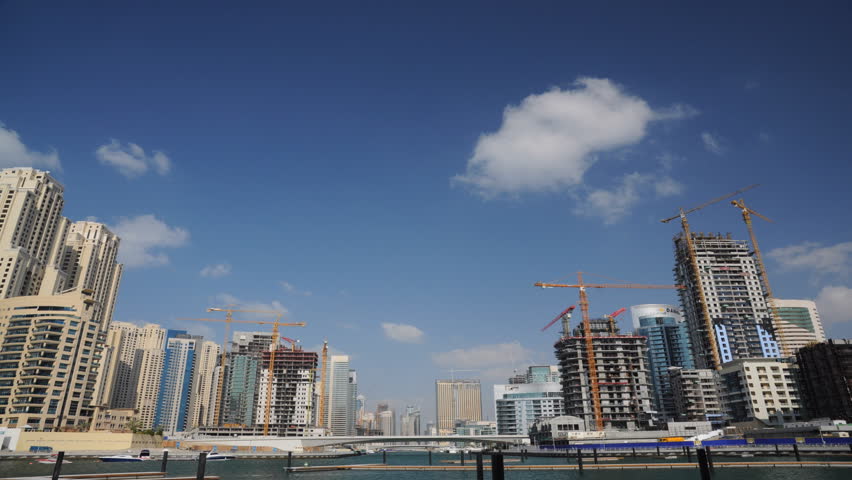 Dubai Marina time lapse