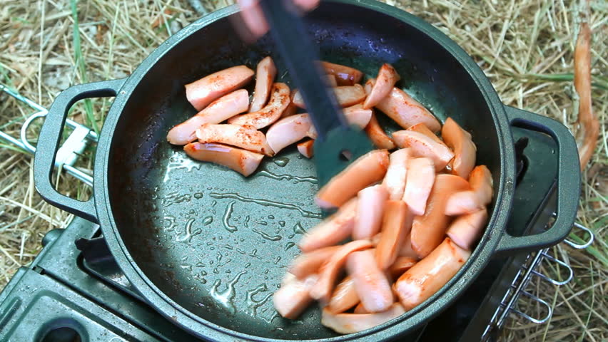 roast on a portable gas stove