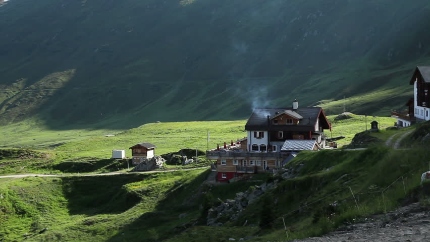 Swiss chalet. Smoking chimney.
Fast motion 1080p 60fps so you can decrease to normal speed.
17 sec.