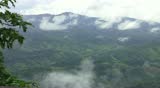 Clouds on the mountain.