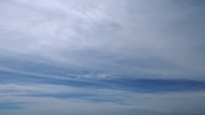 Time Lapse of wispy clouds. Clean and Linear at 1080P