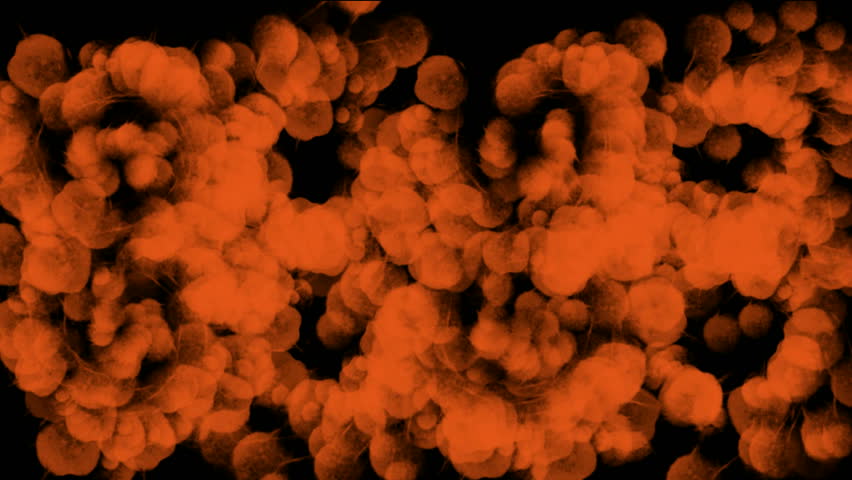 cells & virus under microscope,herpes & bubble.
