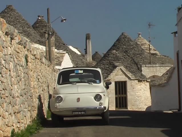 Alberobello is famous for trulli. A trullo is a traditional stone dwelling with a conical roof
