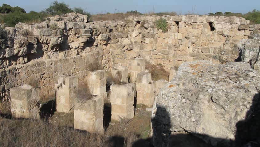 Ruins in Salamis, North Cyprus
