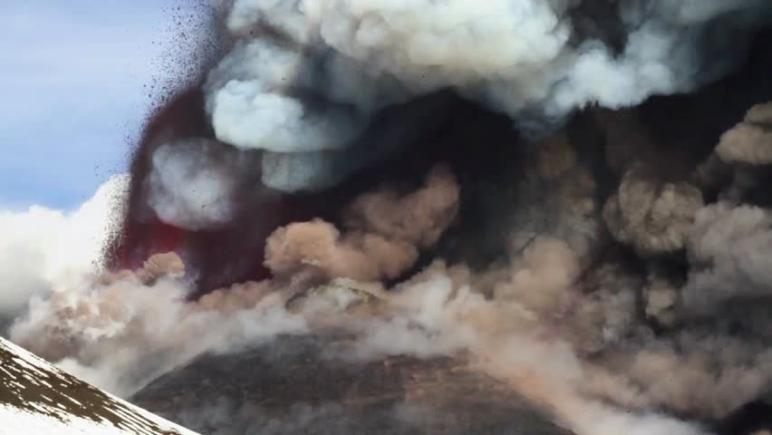 Eruption etna