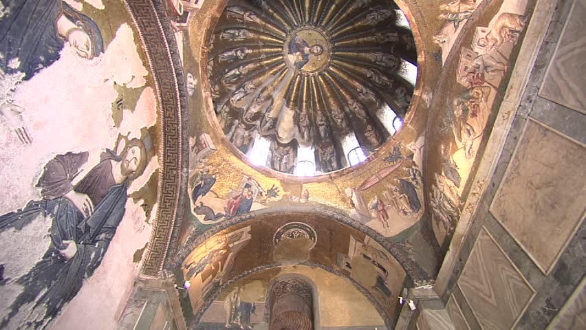 ISTANBUL - CIRCA 2013: The Chora Church in Istanbul, Turkey circa 2013. Originally built as part of a monastery complex outside the walls of Constantinople, to the south of the Golden Horn.