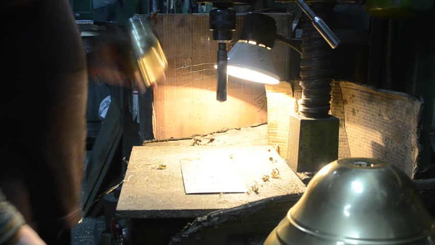 Work for the drilling machine
