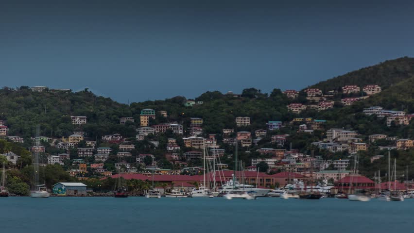 Harbor in St Thomas, USVI