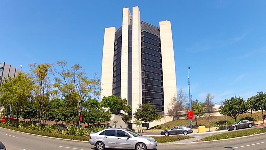 LONG BEACH, CA - APRIL 2, 2013: The Long Beach Civic Center building is the headquarters for city government circa 2013 in Long Beach. 