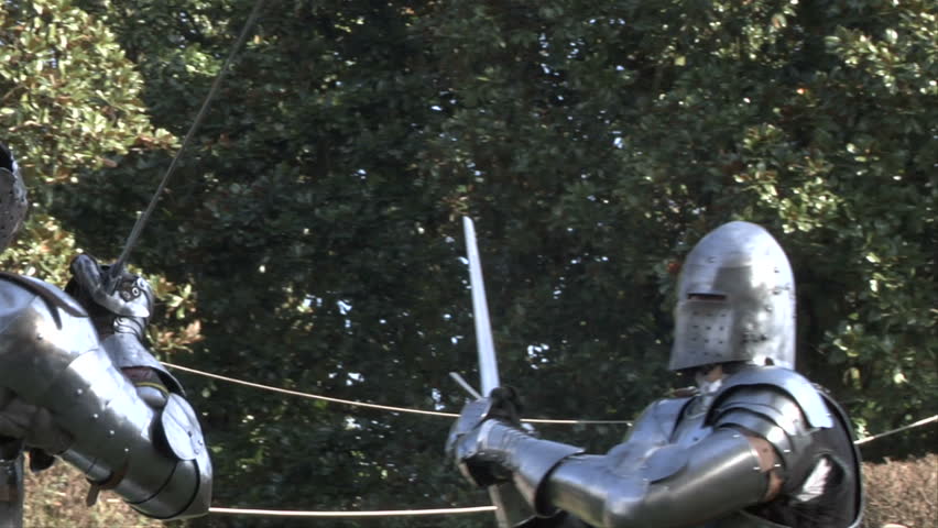 Fighting medieval knights