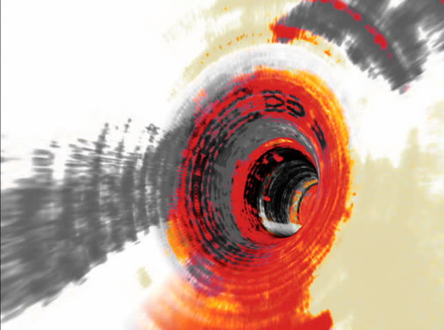 NTSC - Motion 774: Streaming down an abstract digital tunnel (Loop).