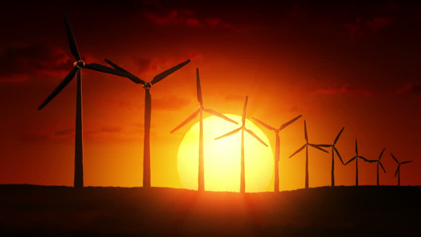 Wind Turbines at sunrise