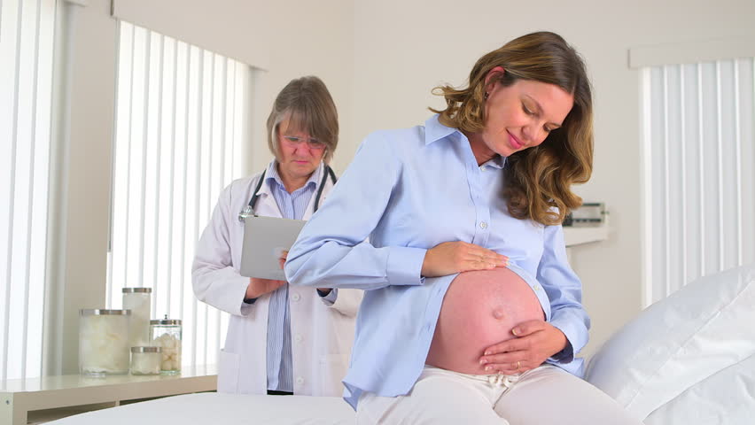 Happy Pregnant Woman Smiling