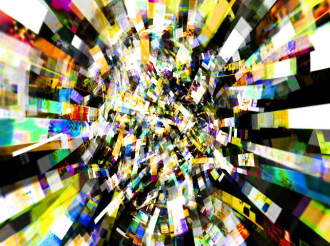 NTSC - Motion 821: Streaming digital data (Loop).