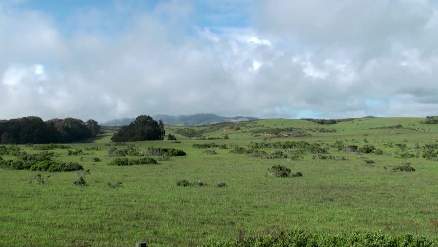 Hills and valleys. Timelapse.