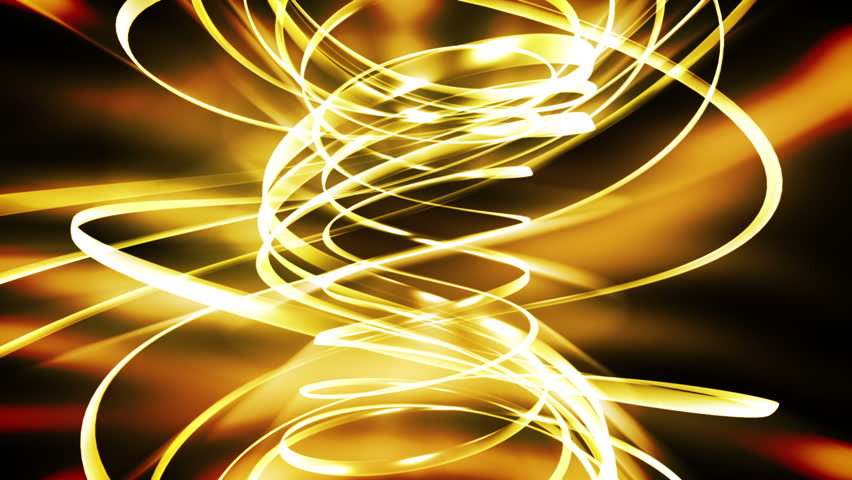 Gold Twister Looping Animated Backdrop