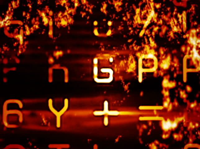 NTSC - Motion 867: Streaming digital data forms flicker, shift and pulse (Loop).