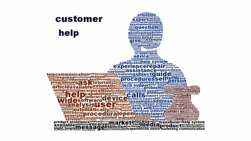 Contact us symbol word clouds concept. Global support icon conceptual design