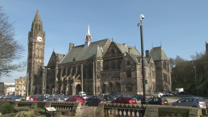 Rochdale Town Hall in Greater Manchester.