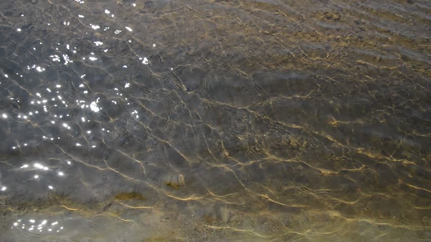 Water flowing, clearly stream