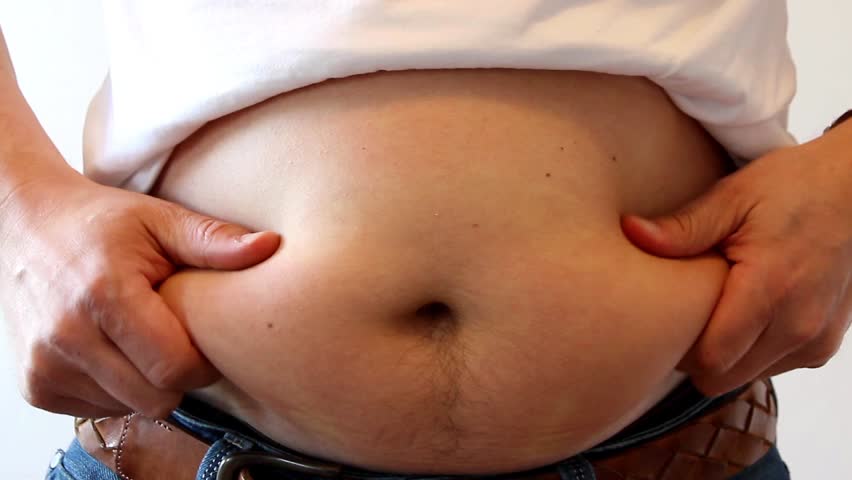 Rubbing belly