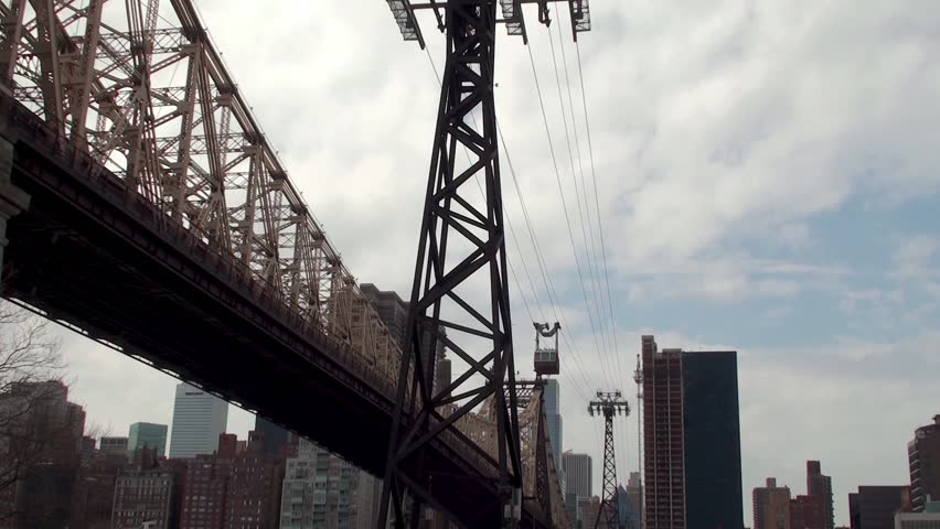 NEW YORK CITY - APRIL 16:
A new Roosevelt Island Tram car cableway in operation
April 16, 2013 in NYC, New York, USA.