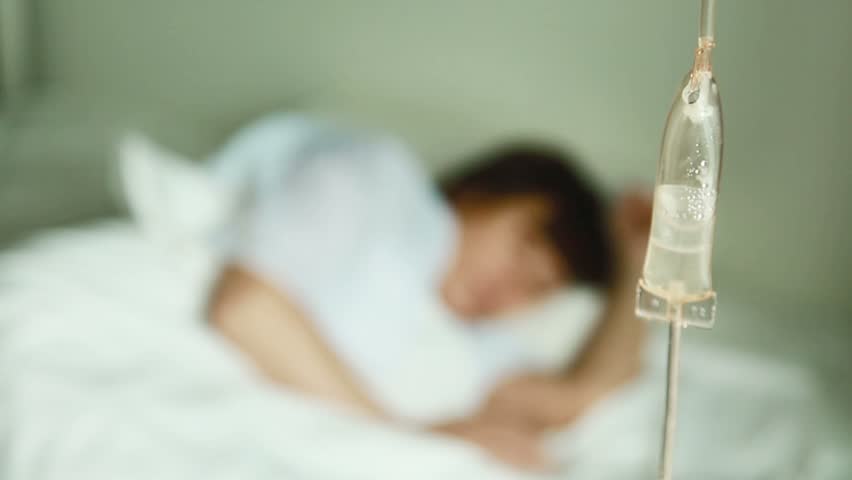 Patient gets infusion treatment