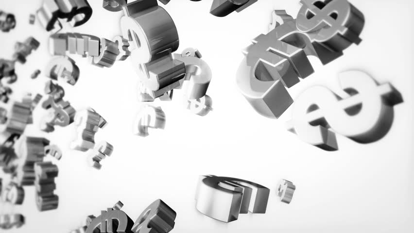 Animation of currencies,