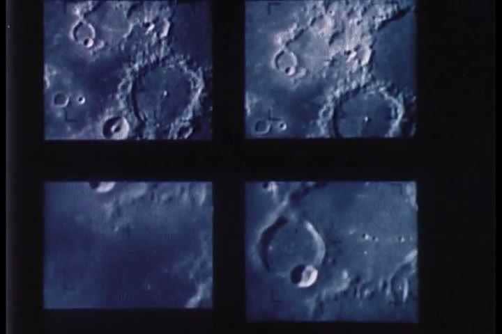 1960s - Images from NASA's Ranger Mission show early images of the surface of the moon.