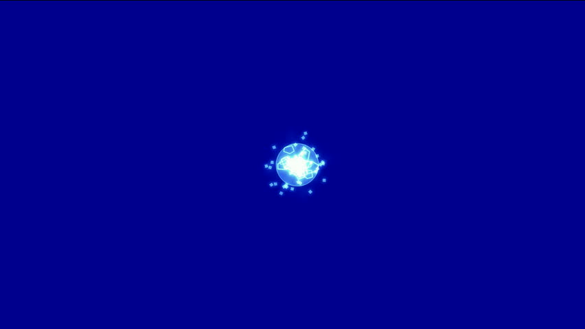 power explosion shock wave pulse.