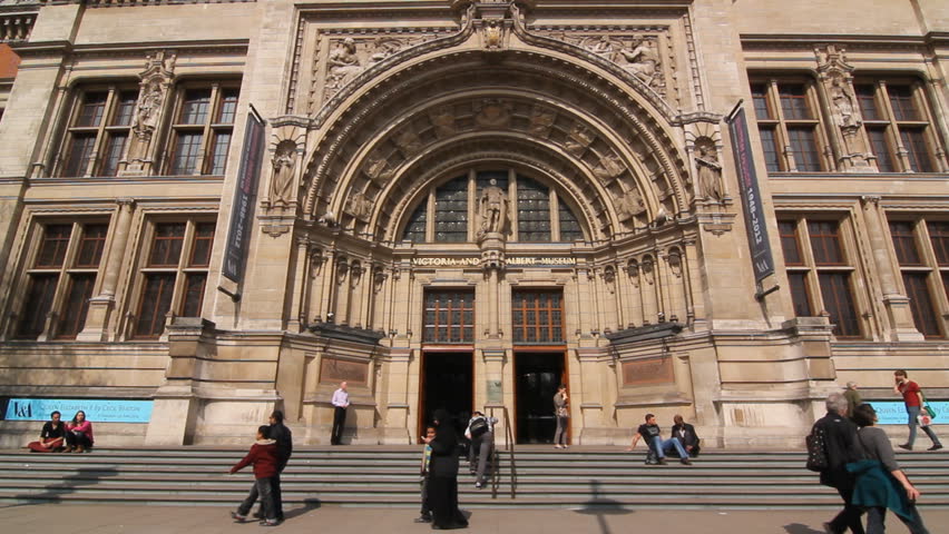 LONDON, UK on APRIL 3rd: Victoria and Albert Museum on April 3rd, 2012. It is the world's largest museum of decorative arts and design, housing a permanent collection of over 4.5 million objects. 