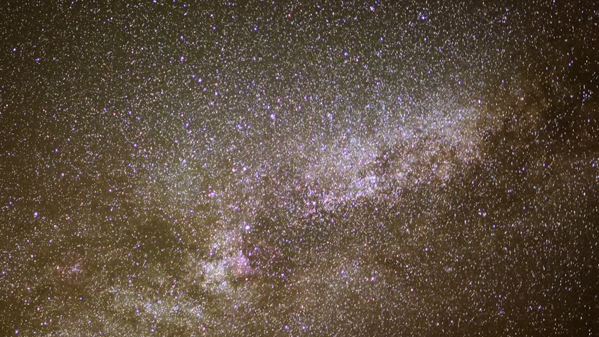 Astrophotography Time Lapse Milky Way Galaxy