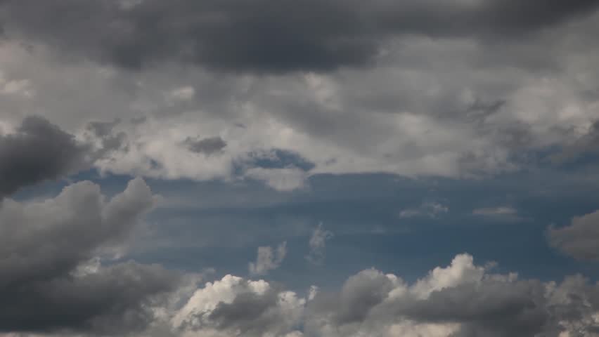 Clouds Close Up. Day. Time Lapse.