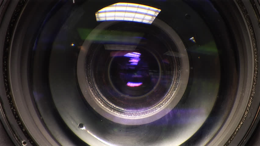 This is a high definition close up camera zoom and focus front view