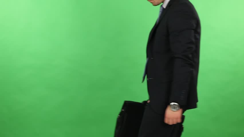 lateness concept on greenscreen