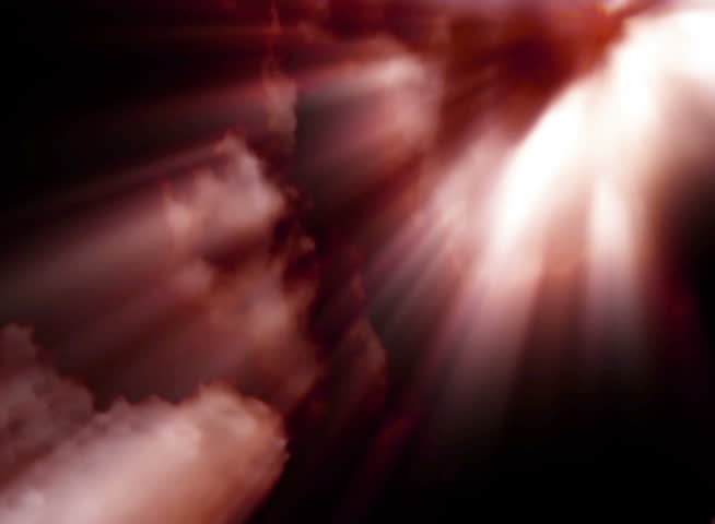 PAL - Cloudscape 3052: Time lapse clouds travel across a sunsetting sky (Loop).