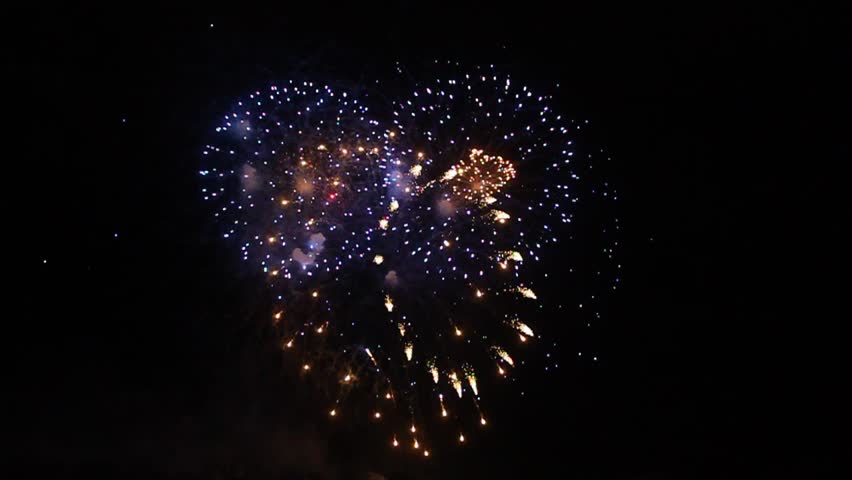 Fireworks Rhein in Flammen (Rheine in flames) on May 4, 2013 in Bonn, Germany.
