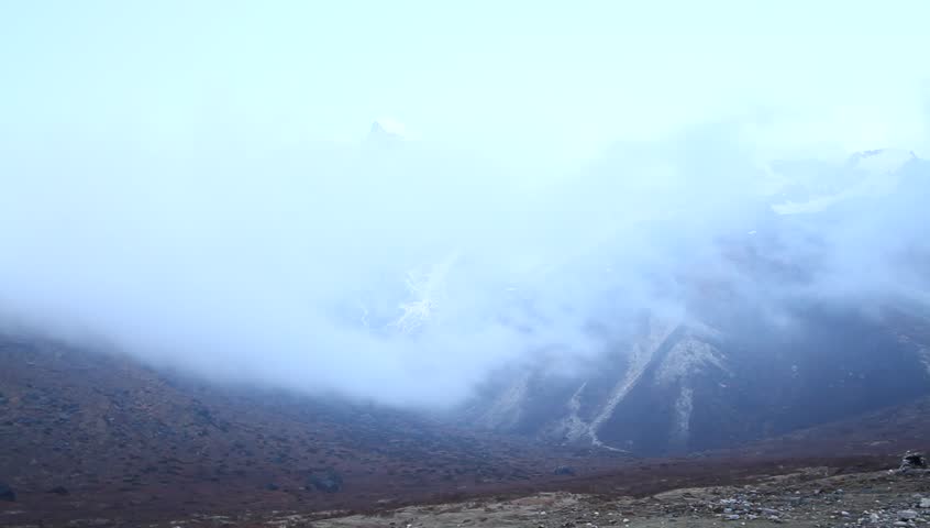 Fog Flow on Pandim summit