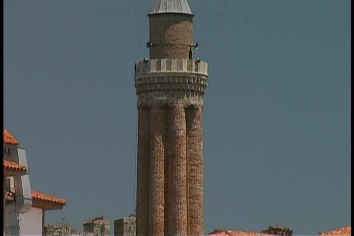 Selcuk Fluted Minaret in Antalya, Turkey