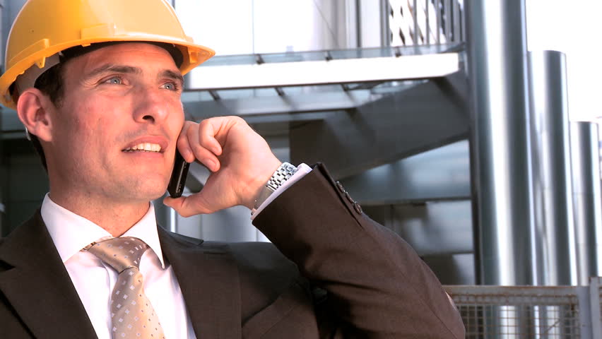 Young engineer facilitating new city construction
