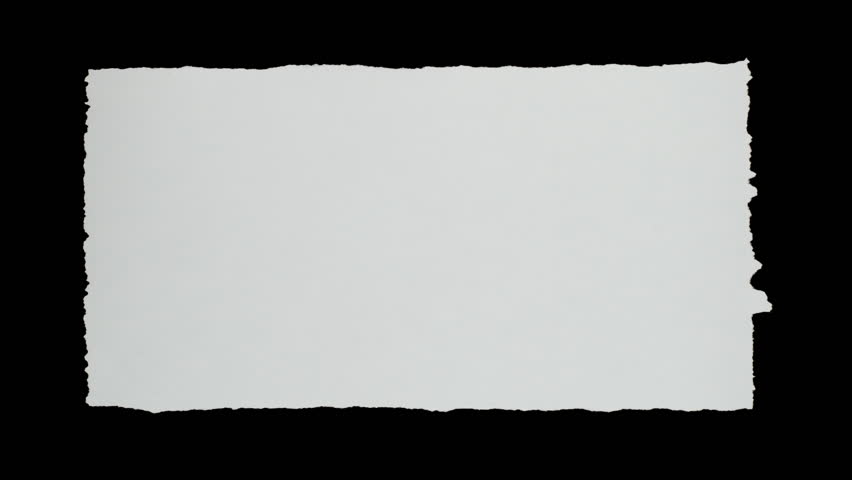 Paper crumple stop animations with matte for compositing 