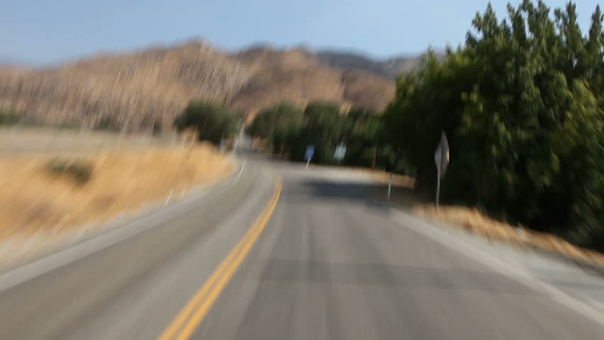 Driving Up the Mountain Timelapse
