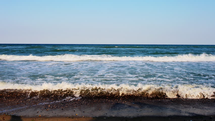 beautiful tranquil shot at sunset, karadere beach, bulgaria, 