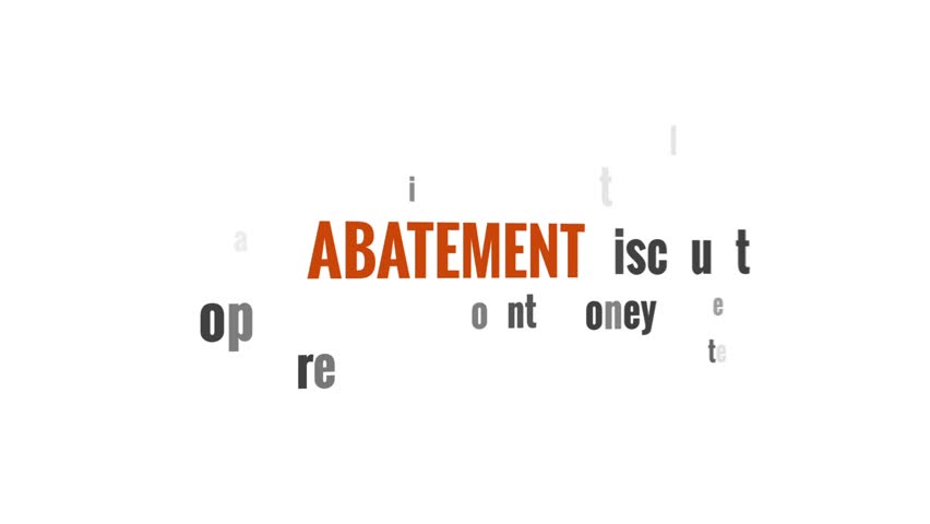 Header of abatement