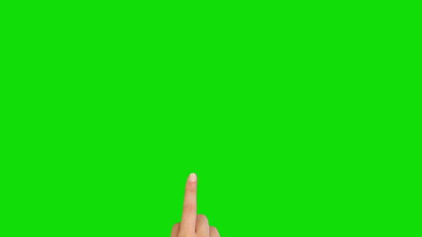 16 Hand gestures. Touchscreen.
Female hand showing multitouch gestures in green screen. MORE OPTIONS IN MY PORTFOLIO.